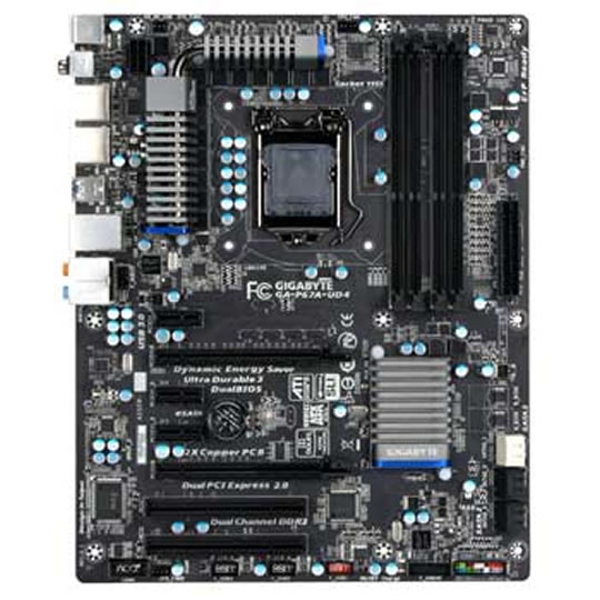 Gigabyte GA-P67A-UD4 Intel P67 Express Socket 1155 Motherboard : image 1