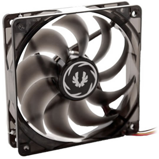 140mm BitFenix Spectre Black Fan Blue LED Quiet, Fluid Dynamic Bearings (FDB) 1000rpm : image 2