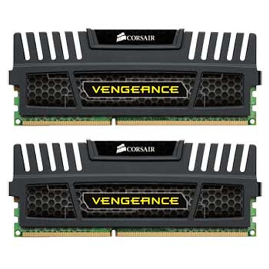 Corsair ヴェンジェンス 8GB (2x4GB) DDR3 1600 MHz デスクトップメモリ Corsair Memory Vengeance Black 8GB DDR3 1600 MHz CAS 8 XMP Dual