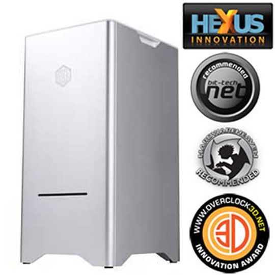 Silverstone Fortress FT03S Silver Micro/Mini/DTX-ATX Mini Tower Case w/o PSU : image 1