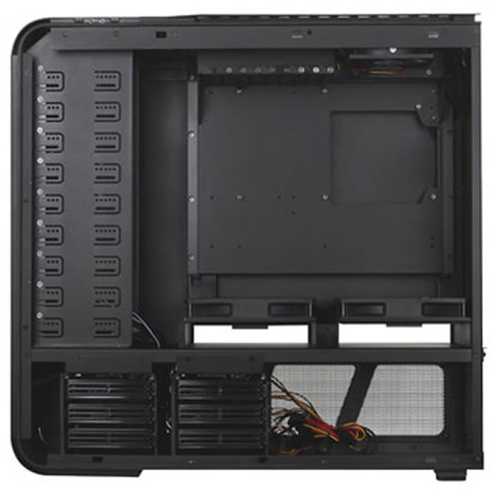Silverstone Temjin TJ11B-W Full Tower Extended E-ATX Aluminum, Black with Side Window w/o PSU : image 3