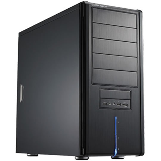 Cooler Master Sileo Mid Tower Black Case with Cooler Master 500W PSU RC-500-KKP3-GP : image 1