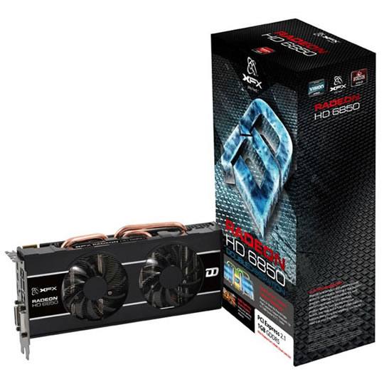 XFX HD 6850 DD cooling AMD Radeon Graphics Card - 1GB : image 1