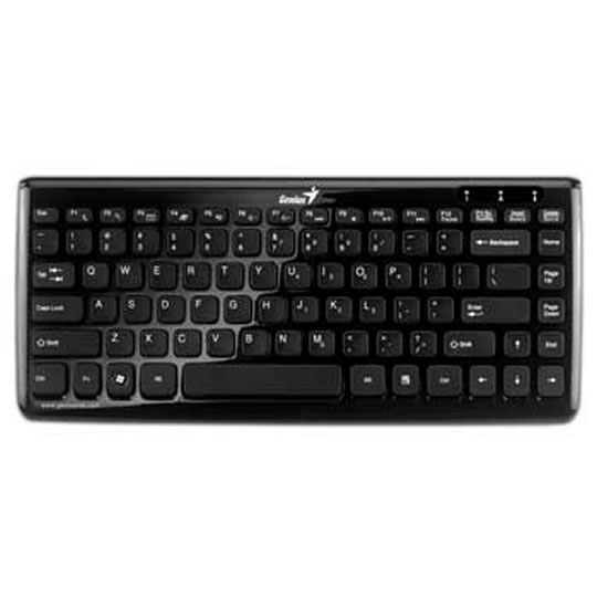 Genius LuxeMate i200 Black Keyboard Multimedia Slim USB : image 1