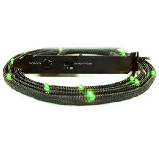 NZXT Green Sleeved LED Kit with PCI Light Sensivity Card 100cm (40") : image 1