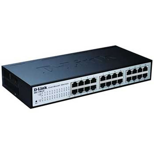 24 Port Dlink DES-1100-24 10/100 Network Switch : image 1