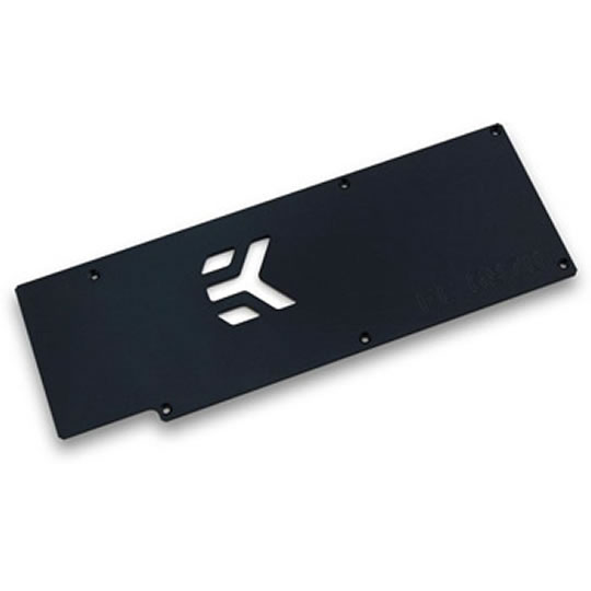 EK-FC6970 Retention Backplate Black Painted Aluminum for EK-FC6970 waterblock : image 1