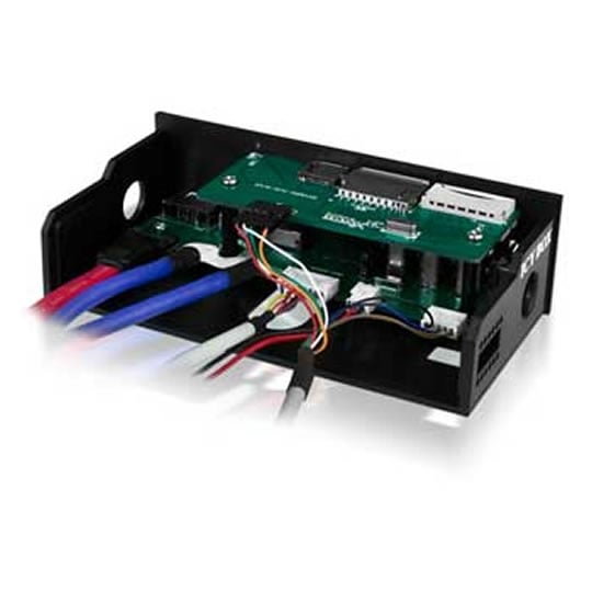 Icy Box IB-863-B 5.25" 6x Slot Card Reader with Audio/Mic, 4x USB 2.0, 1x eSATA, 2x USB 3.0 : image 3