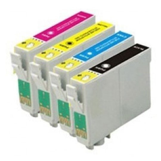 Epson Compatible T0711-0714 Inks 1xCyan 1xMagenta 1x Yellow 1x Black : image 1