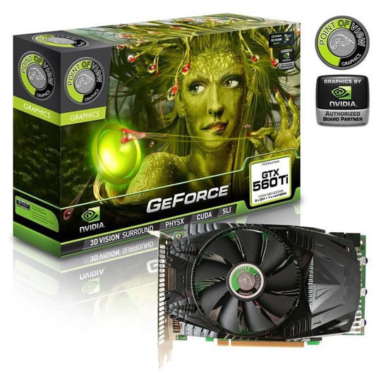 POV Point of View GeForce GTX 560 Ti 1GB NVIDIA Graphics Card : image 2