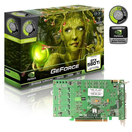 POV Point of View GeForce GTX 560 Ti 1GB NVIDIA Graphics Card : image 3