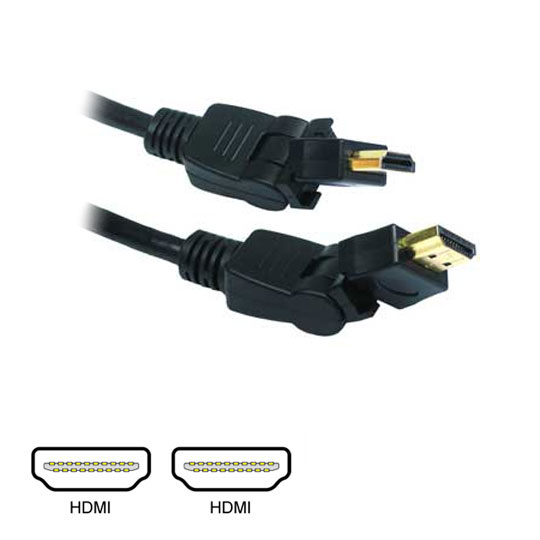 Newlink Swivel HDMI v1.4 Cable - 3 Metre : image 1