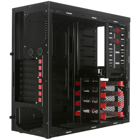 PowerCool PWC-711 Terminator Midi Tower Gaming Case with All In One Card Reader : image 4