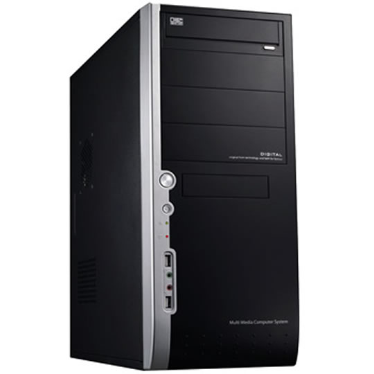 CiT 2017B Mid Tower Case - Black + Silver : image 1