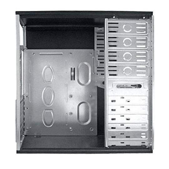CiT 2017B Mid Tower Case - Black + Silver : image 2