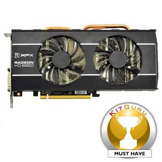 XFX HD 6950 XXX Dual Fan ATI - AMD Radeon Graphics Card - 1GB : image 1