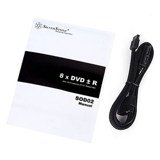 Silverstone Slim Slot Loading SATA DVD Burner SOD02 : image 4