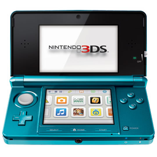 3DS Aqua Blue Hand Held Console : image 1