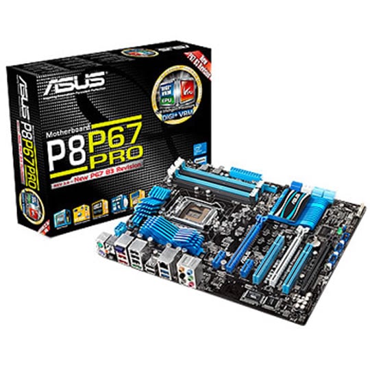 ASUS P8P67 Pro Rev 3.1 Intel P67 Express Socket 1155 Motherboard : image 1