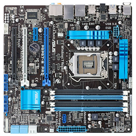 ASUS P8P67-M PRO Rev3 Intel P67 Express Socket 1155 Motherboard : image 2