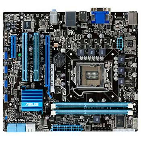 ASUS P8H67-M LX Rev3 Motherboard : image 1