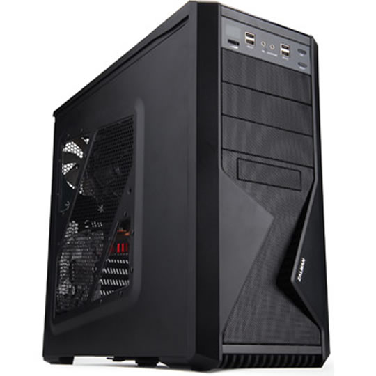 Z9-Plus Zalman Black Mid Tower Case w/o PSU : image 1
