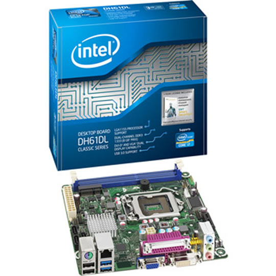 Intel BOXDH61DLB3 Intel H61Sandy Bridge Motherboard : image 1