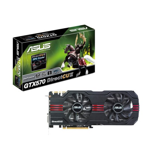 ASUS 1280MB GeForce GTX 570 DirectCU II NVIDIA Graphics Card : image 1