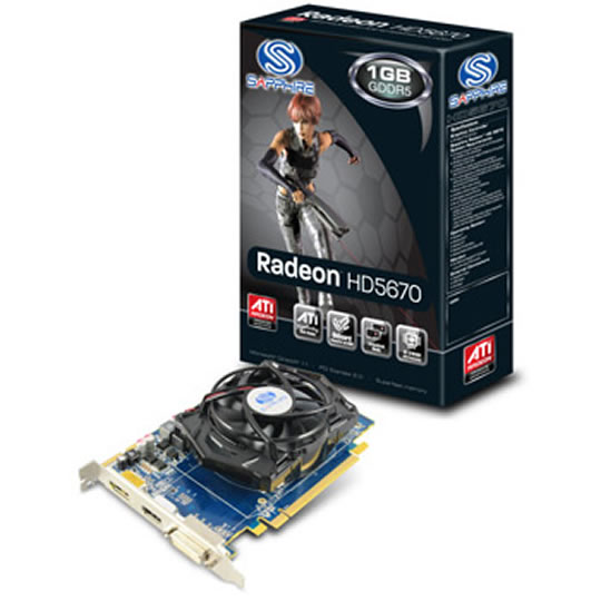 Sapphire HD 5670 Graphics Card