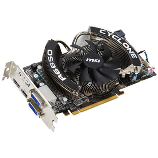 MSI HD6850 Cyclone Power Edition OC Graphics Card - 1GB : image 3