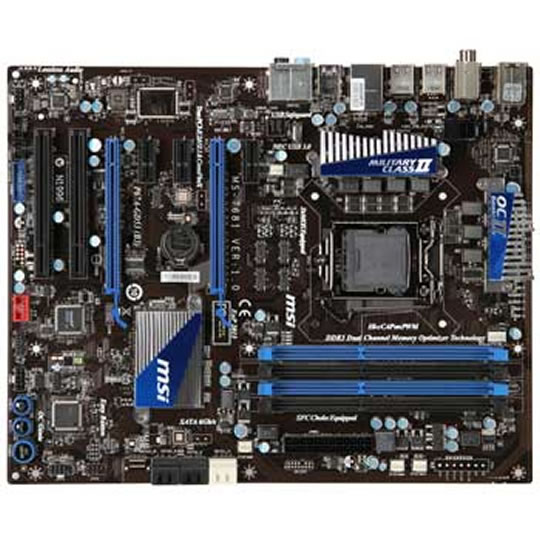 MSI P67A-GD53 (B3) Intel P67 Express Socket 1155 Motherboard OC Genie II : image 2