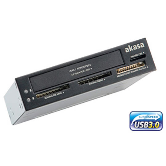 Akasa USB 3.0 3.5" SSD/HDD Docking Station with Card Reader : image 1