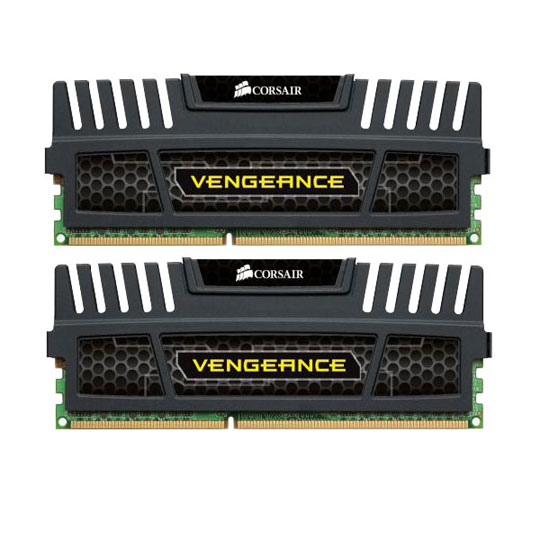 Corsair Memory Vengeance Jet Black 4GB DDR3 2000 MHz CAS 10-10-10-27 Dual Channel Desktop : image 2