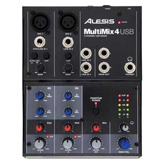 Alesis MultiMix4 USB Mixxing desk : image 2