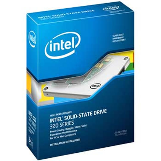 Intel 80GB 320 Series SSD - Solid State Drive - SSDSA2CW080G3B5 : image 1