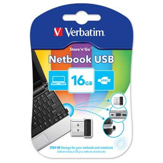 Verbatim 16GB Netbook USB Drive USB 2.0 Memory Stick - 43941 : image 2