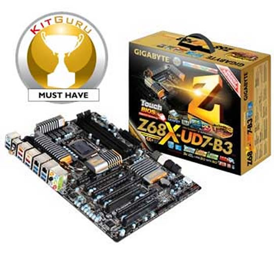 Gigabyte GA-Z68X-UD7-B3 Intel Z68 Express Socket 1155 Motherboard : image 1