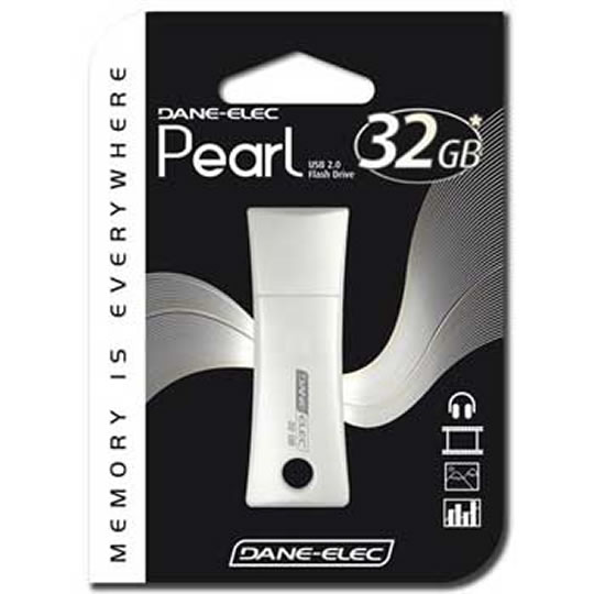 32GB Flash Drive / USB Stick Dane-Elec Pearl : image 1