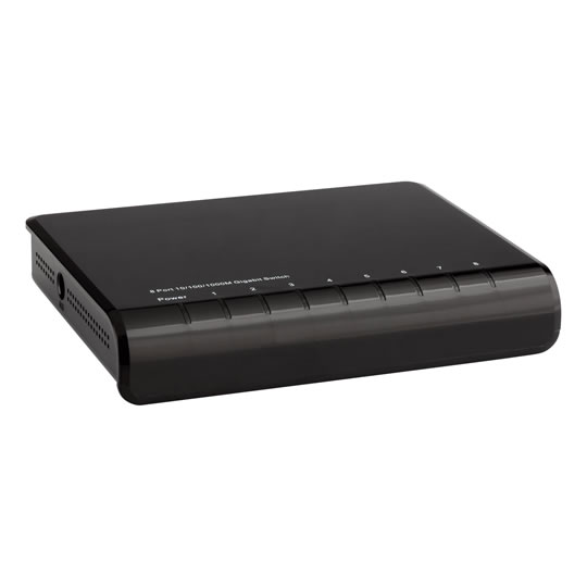 Eten 8-Port Gigabit Ethernet Desktop Switch : image 1