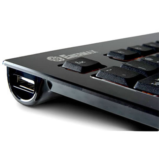 Enermax KB009U-B Acrylux Black USB Keyboard : image 4