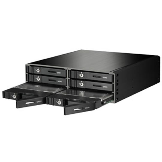 4044951011452 6xBay 2.5" HDD into single 5.25" Bay SATA II 3Gb/s QuickPort Internal Bay : image 2