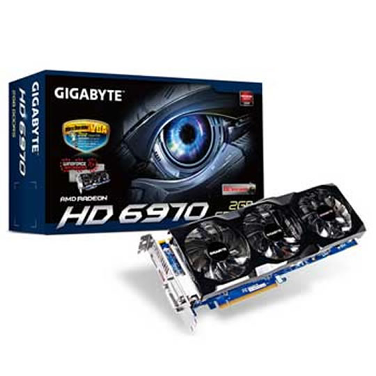 Gigabyte HD 6970 OC AMD Radeon Graphics Card - 2GB : image 1