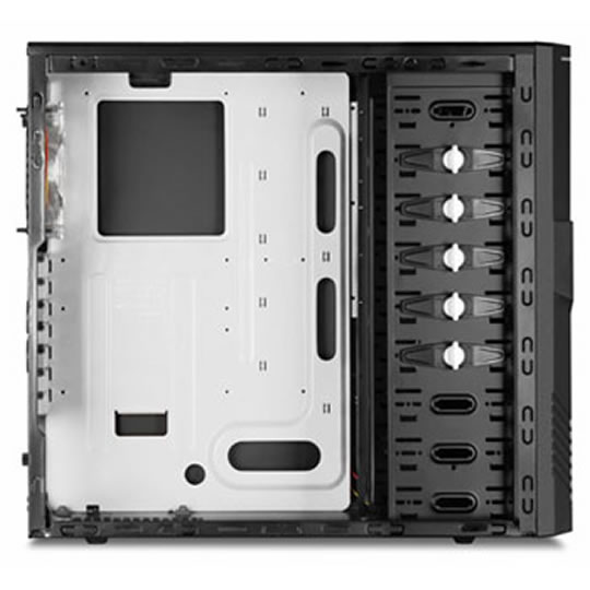 Sharkoon T9 Value White Edition Black Case with Window No PSU : image 3