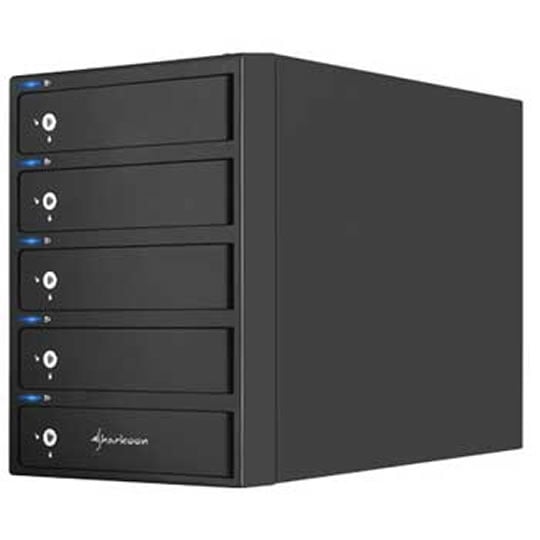 5 bay USB 3.0 or SATA2 Raid Box Sharkoon 4044951011735 : image 1