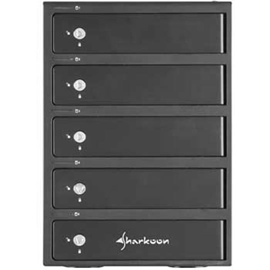 5 bay USB 3.0 or SATA2 Raid Box Sharkoon 4044951011735 : image 2