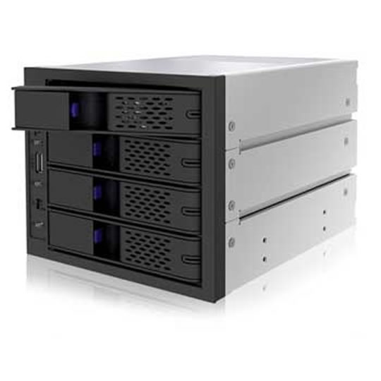 SATA III 4 Port Internal Raid Backplane 4x3.5" SATA hard into 3x5.25" Device Bays : image 2