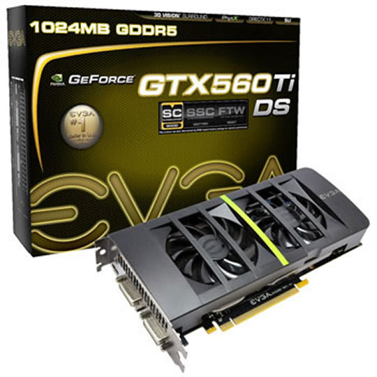 1GB EVGA GTX 560Ti DS Superclocked : image 1