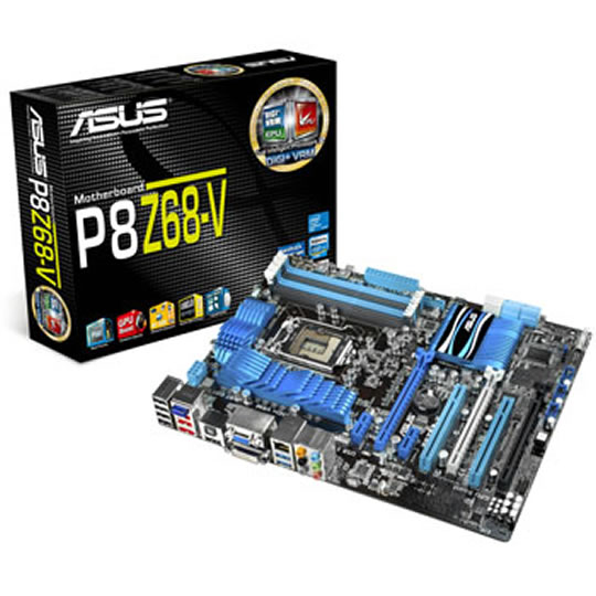ASUS P8Z68-V Intel Z68 S1155 Motherboard LN39507 | SCAN UK