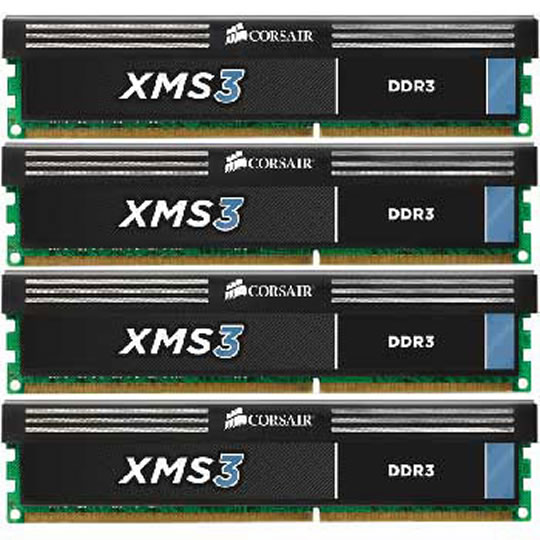 Corsair XMS3 16GB DDR3 1333 MHz CAS 9-9-9-24 Dual Channel Desktop : image 1