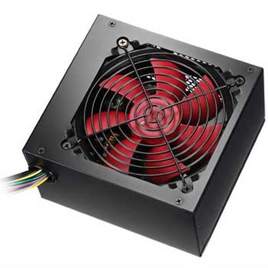 Alpine PS-05-550W 550W Silent PSU with 120mm Red Fan 24+4 Pin Intel v2.03 with EMI : image 1